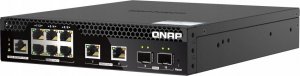 Switch Qnap QNAP QSW-M2106PR-2S2T, Managed, L2, 10G Ethernet (100/1000/10000), Power over Ethernet (PoE), Rack mounting, 1U 1