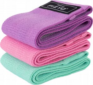 Fizyo ZESTAW 3x MOCNE GUMY DO ĆWICZEŃ OPASKI MATERIAŁOWE OPOROWE TAŚMY FITNESS 16