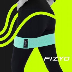 Fizyo ZESTAW 3x MOCNE GUMY DO ĆWICZEŃ OPASKI MATERIAŁOWE OPOROWE TAŚMY FITNESS 3