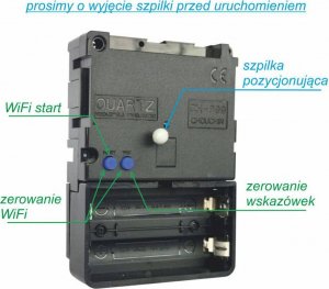 Atrix Zegar ścienny Atrix AL02 sterowany Wi-Fi 30 cm 8