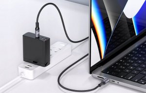 Kabel USB Rocoren USB-C - USB-C 3 m Czarny 7