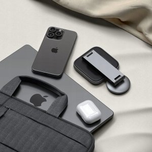 Ładowarka Satechi Ładowarka bezprzewodowa Satechi 2-in-1 Foldable Charging Stand Qi2 do dwóch urządzeń space gray 10