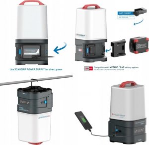 Scangrip Akumuliatorinio darbinio žibinto AREA10 CONNECT,10000 lm CAS, Scangrip 2