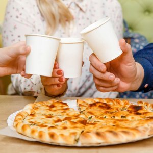 Kadax Kubki Papierowe Białe Do Napojów Soków 250 ml 6szt 7