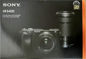 Lustrzanka Sony Sony A6400 + 16-50mm OSS + 55-210mm OSS (Juodas) | (ILCE-6400Y/B) | (α6400) | (Alpha 6400) 3