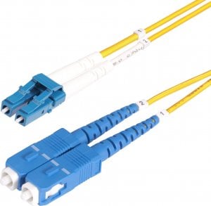 StarTech StarTech SMLCSC-OS2-5M kabel InfiniBand / światłowodowy LC SC Żółty 1