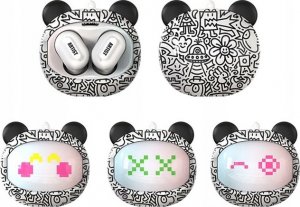 Słuchawki T-Phox Artist Face białe 2