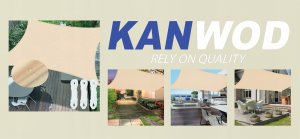 Kanwod ŻAGIEL OGRODOWY BEŻOWY KWADRATOWY 2X2M KANWOD 11