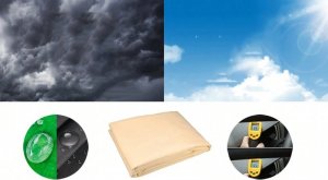 Kanwod ŻAGIEL OGRODOWY BEŻOWY KWADRATOWY 2X2M KANWOD 10