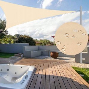 Kanwod ŻAGIEL OGRODOWY BEŻOWY TRÓJKĄT 3x3x3M KANWOD 3