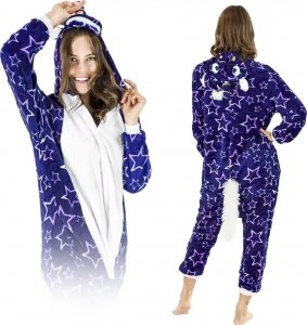 nerd hunters Piżama Onesie Kigurumi Kostium Przebranie Jednorożec L: 165 - 175cm 1