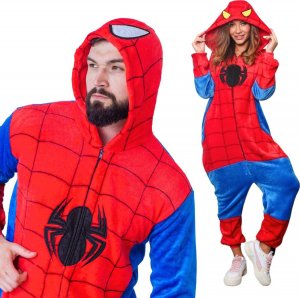 nerd hunters Piżama Onesie Kigurumi Kostium Przebranie Spiderman M: 155 - 165cm 1