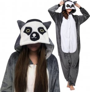 nerd hunters Piżama Onesie Kigurumi Kostium Przebranie Lemur M: 155 - 165cm 1