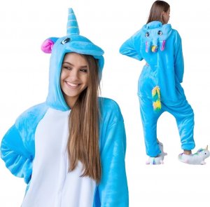 nerd hunters Piżama Onesie Kigurumi Kostium Przebranie Jednorożec XL: 175 - 185cm 1