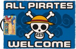 Pyramid International Wycieraczka Kokosowa Do Drzwi One Piece (All Pirates Welcome) 60x40 1