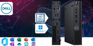 Komputer Dell Mini komputer Dell 3070 Tiny I5-9500T 1TB/32 DDR4 Windows 11 Wi-Fi 9