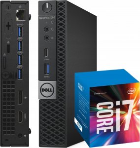 Komputer Dell Optiplex 7050 Tiny Intel Core i7 32GB DDR4 1000GB SSD Windows 10 Pro 1