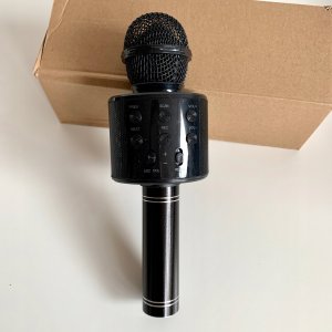 Mikrofon Karaoke Z Głośnikiem Czarny 1