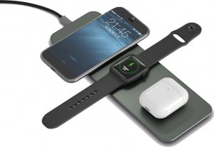 Ładowarka TerraTec Terratec ChargeAIR All Słuchawki, Zestaw słuchawkowy, Smartfon, Smartwatch Zielony Bezprzewodowe ładowanie Szybkie ładowanie Wewnętrzna 1
