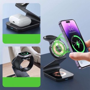 Ładowarka Tech-Protect Indukcyjna 1x USB-A 1x USB-C 2 A (THP2187) 10