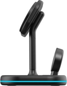 Ładowarka Tech-Protect Ładowarka bezprzewodowa Tech-Protect QI15W-A27 3in1 Magnetic MagSafe Wireless Charger Black 4