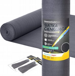Linarem SiatkiSieci SIATKA CIENIUJĄCA LINAREM SIATKISIECI 140g/m2 W ROLCE 1,5x10m 1