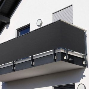 Linarem SiatkiSieci OSŁONA NA BALKON TARAS 95% LINAREM SIATKISIECI MATA BALKONOWA W ROLCE 1m x 5m 3