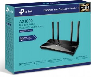 TP-Link TP-Link Archer VX1800v EasyMesh WiFi6 VDSL/ADSL router (AX1800,2,4GHz/5GHz,3xGbELAN,1xGbELAN/WAN,2xRJ11,4G LTE,1xUSB2.0) 1