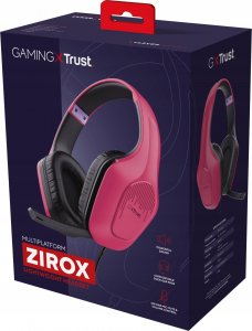 Słuchawki Trust GXT415P Zirox Różowe (24992) 8