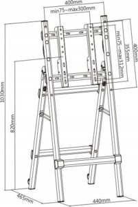 VivoLink Portable Digital Signage Stand 2