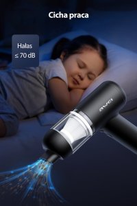 Odkurzacz ręczny Awei AWEI Mini odkurzacz V2 bezprzewodowy ze wskaźnikiem kurzu czarny/black 12