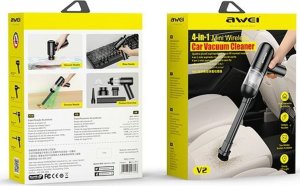Odkurzacz ręczny Awei AWEI Mini odkurzacz V2 bezprzewodowy ze wskaźnikiem kurzu czarny/black 3