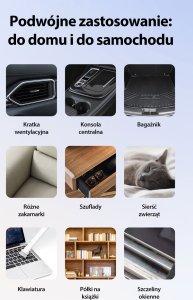 Odkurzacz ręczny Awei AWEI Mini odkurzacz V2 bezprzewodowy ze wskaźnikiem kurzu czarny/black 6