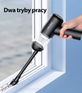 Odkurzacz ręczny Awei AWEI Mini odkurzacz V2 bezprzewodowy ze wskaźnikiem kurzu czarny/black 7