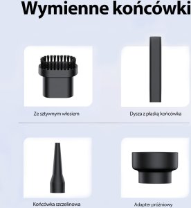 Odkurzacz ręczny Awei AWEI Mini odkurzacz V2 bezprzewodowy ze wskaźnikiem kurzu czarny/black 9