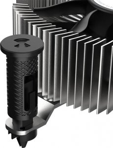 Chłodzenie CPU Akasa Akasa AK-CC6602HP01 Low Profile CPU-Khler - Sockel LGA 1700, 30 mm Hhe 5