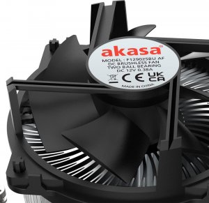 Chłodzenie CPU Akasa Akasa AK-CC6608BP01 Low Profile CPU-Khler - Sockel LGA 1700, 63,2 mm Hhe 4