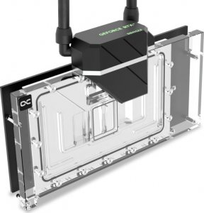 Chłodzenie wodne Alphacool Eiswolf 2 AIO 360mm RTX 4080 Suprim Backplate (14488) 4