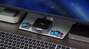 Czytnik OWC Atlas Dual CFexpress + SD Card Card Reader: USB-C Dual-slot CFexpress Type B and SDXC UHS-II Card Reader 10