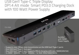 Stacja/replikator Club 3D USB-C (CSV-1565) 3