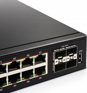 Switch Cudy Cudy GS2048PS4 Zarządzany L2 Gigabit Ethernet (10/100/1000) Obsługa PoE Czarny 7