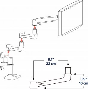 Ergotron Ramię montażowe LX (45-289-224) 2