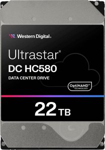 Dysk serwerowy WD Ultrastar DC HC580 22TB 3.5'' SATA III (6 Gb/s)  (0F62785) 2
