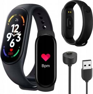 Smartband ZeeTech SMARTWATCH ZEGAREK M6 OPASKA SPORTOWA MĘSKA DAMSKA KROKI PULS POWIADOMIENIA 1