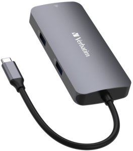 Stacja/replikator Verbatim Wieloportowy koncentrator USB-C Pro CMH-05 (HDMI | RJ45 | 2 x USB-A | USB-C PD) 2