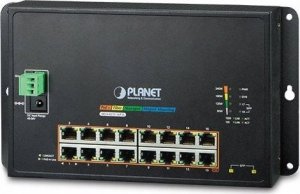 Switch Planet PLANET WGS-4215-16P2S łącza sieciowe Zarządzany L2 Gigabit Ethernet (10/100/1000) Obsługa PoE Czarny 1
