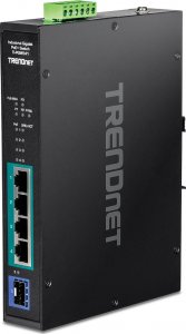 Switch TRENDnet Trendnet TI-PGM541 łącza sieciowe Gigabit Ethernet (10/100/1000) Czarny 1