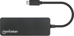 HUB USB Manhattan Manhattan 168410 huby i koncentratory USB Type-C 5000 Mbit/s Czarny 3