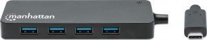 HUB USB Manhattan Manhattan 168410 huby i koncentratory USB Type-C 5000 Mbit/s Czarny 5