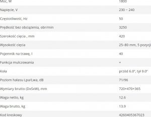 Kosiarka elektryczna Knner & Shnen 42LM 3